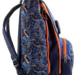 Zaino Scuola Estensibile Seven Kylin Blu Arancione 28 Lt Elementari E Medie 0 1