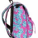 Zaino Square Invicta Pansy 28 Lt Rosa Estensibile Scuola Elementare E Medie 0 0