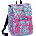 Zaino Square Invicta Pansy 28 Lt Rosa Estensibile Scuola Elementare E Medie 0