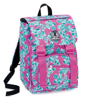 Zaino Square Invicta Pansy 28 Lt Rosa Estensibile Scuola Elementare E Medie 0