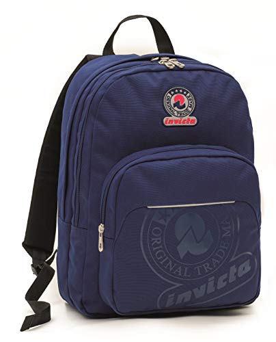 Invicta Zaino Benin Round 28 Lt Blu Scuola Tempo Libero Idea Regalo Natale 0
