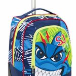 Big Trolley Cuccioli Da Sj 33 Lt Blu Sistema 2in1 Zaino Con Sollevamento Spallacci Per Uso Trolley Scuola Viaggio 0