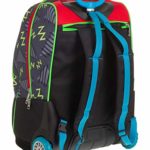 Big Trolley Facce Da Sj 33 Lt Nero Sistema 2in1 Zaino Con Sollevamento Spallacci Per Uso Trolley Scuola Viaggio 0 2