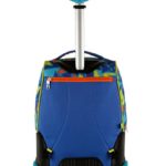 Big Trolley Sj Face Boy Blu 33 Lt 2in1 Zaino Con Spallacci A Scomparsa Scuola Viaggio 0 3