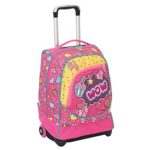 Maxi Trolley Sj Gang Girl Rosa Scuola 0
