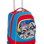 Trolley Big Sj Animals Blu Rosso 33 Lt Uso Zaino Spallacci A Scomparsa Totale Scuola E Viaggio 0 0