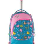 Trolley Jack Junior Sj Gang Azzurro Rosa 28 Lt Sganciabile E Lavabile Scuola E Viaggio 0 0