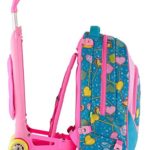 Trolley Jack Junior Sj Gang Azzurro Rosa 28 Lt Sganciabile E Lavabile Scuola E Viaggio 0 5