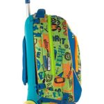 Trolley Jack Junior Sj Gang Blu Verde 28 Lt Sganciabile E Lavabile Scuola E Viaggio 0 1
