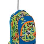 Trolley Jack Junior Sj Gang Blu Verde 28 Lt Sganciabile E Lavabile Scuola E Viaggio 0