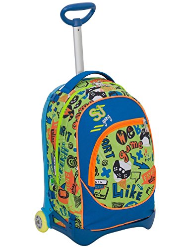 Trolley Jack Junior Sj Gang Blu Verde 28 Lt Sganciabile E Lavabile Scuola E Viaggio 0 Trolley Jack Junior Sj Gang Blu Verde 28 Lt Sganciabile E Lavabile Scuola E Viaggio 0