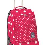 Trolley Tech Invicta Micro Macro Dots Rosa Pois 34 Lt 2in1 Zaino Sganciabile Scuola Viaggio 0