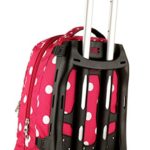 Trolley Tech Invicta Micro Macro Dots Rosa Pois 34 Lt 2in1 Zaino Sganciabile Scuola Viaggio 0 2