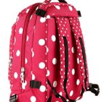 Trolley Tech Invicta Micro Macro Dots Rosa Pois 34 Lt 2in1 Zaino Sganciabile Scuola Viaggio 0 4