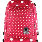 Trolley Tech Invicta Micro Macro Dots Rosa Pois 34 Lt 2in1 Zaino Sganciabile Scuola Viaggio 0 5