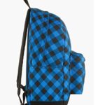 Zaino Invicta Carlson Blu E Nero Plaid Tasca Porta Pc Padded Americano 27 Lt 0 1