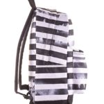 Zaino Invicta Carlson Nero E Bianco Tasca Porta Pc Padded Americano 27 Lt 0 0