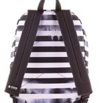 Zaino Invicta Carlson Nero E Bianco Tasca Porta Pc Padded Americano 27 Lt 0 1