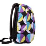 2 In 1 Zaino Reversibile Seven The Double Funny Giallo Viola Azzurro Cuffie Stereo Con Grafica Abbinata Incluse 0 5