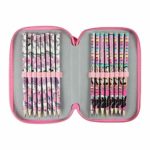 Artesania Cerda Plumier Triple Giotto Minnie Sacca 19 Cm Rosa 0 3