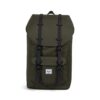 Herschel Little America Zaino Tessuto Nero Cachi 0