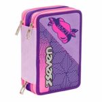 Trolley Seven Round Rebel Girl Astuccio Viola Spallacci A Scomparsa Uso Zaino Scuola E Viaggio 0 3