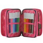 Trolley Seven Round Rebel Girl Astuccio Viola Spallacci A Scomparsa Uso Zaino Scuola E Viaggio 0 4