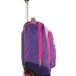 Trolley Seven Round Rebel Girl Astuccio Viola Spallacci A Scomparsa Uso Zaino Scuola E Viaggio 0 5