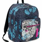 Zaino Extra Fit Seven Colorflower 31 Lt Nero Doppio Scomparto Scuola Tempo Libero 0