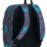 Zaino Extra Fit Seven Colorflower 31 Lt Nero Doppio Scomparto Scuola Tempo Libero 0 2
