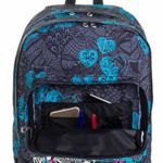 Zaino Extra Fit Seven Colorflower 31 Lt Nero Doppio Scomparto Scuola Tempo Libero 0 3