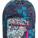 Zaino Extra Fit Seven Colorflower 31 Lt Nero Doppio Scomparto Scuola Tempo Libero 0 4