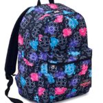 Zaino Ischoolpack Seven Watercolor Nero 27 Lt Con Power Bank Integrato 0