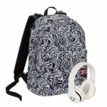 Zaino Seven The Double Maze Girl Bianco E Nero Fantasia Cuffie Wireless 2 Zaini In 1 Reversibile 0