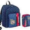 Zaino Scuola Outsize Seven Astuccio Dice Boy Blu 33 Lt Inserti Rifrangenti 0