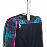 Trolley Fit Seven Colorflower Nero 35 Lt 2in1 Zaino Con Sollevamento Spallacci Per Uso Trolley Scuola Viaggio 0 0