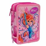 Schoolpack Zaino Scuola Winx Club Bloom Estensibile Astuccio Completo 3 Zip 0 0