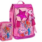 Schoolpack Zaino Scuola Winx Club Bloom Estensibile Astuccio Completo 3 Zip 0
