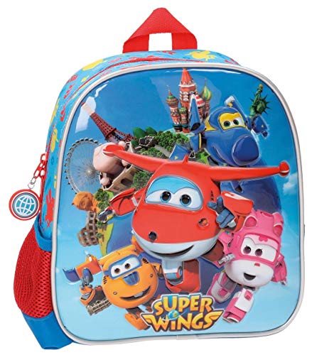 Super Wings Wings Zainetto Per Bambini 25 Cm 575 Liters Blu Azul 0