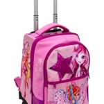 Trolley Zaino Scuola Winx Club Fucsia Astuccio 3 Piani Completo Zip Diario Omaggio Portachiave Girabrilla 10 Penne Colorate Segnalibro 0 0