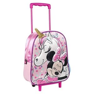 Artesania Cerda Mochila Carro Infantil 3d Minnie Zainetto Per Bambini 31 Cm Rosa 0