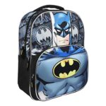 Artesania Cerda Mochila Escolar 3d Batman Zaino 41 Cm Grigio Gris 0