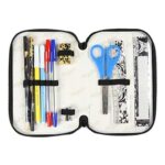 Artesania Cerda Plumier Triple Giotto Premium Batman Sacca 19 Cm Grigio Gris 0 1