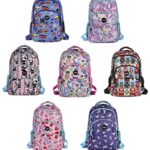 Fringoo Zaino Per La Scuola Con Vari Scomparti Zaini Scolastici Impermeabili Per Ragazzo Ragazza E Bambini Ci Entra Un Computer Portatile Da 17 Pollici 44x29x21cm Cielo Stellato Con Unicorni 0 5