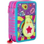 Gopop Schoolpack Zaino Scuola Avocado Estensibile 43x31x17 Cm Astuccio 3 Zip Completo 0 2