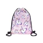 Hellathund Fashion Colorato Cute Happy 3d Stampato Coulisse Zaino 381 X 279 Cm Unicorn 0 0