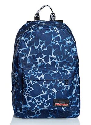 Ischoolpack Seven Dyed Hearts Blu Con Power Bank Integrato Scuola E Tempo Libero 0