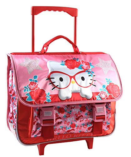 Jacob Co Trolley Schoolbag Hello Kitty Zaino Bambini 41 Cm Rosa Rosa Hk804417 0