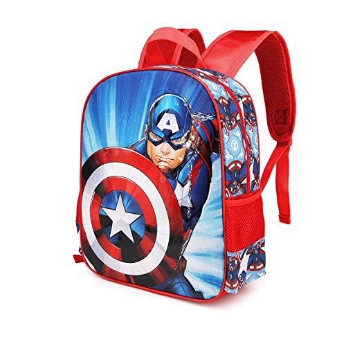 Karactermania Captain America First Zaino 3d Piccolo Multicolour Small 0