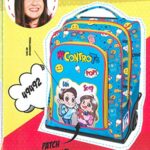 Me Contro Te Trolley Zaino Unisex Con Luci Omaggio Fischietto Penna Glitterata Segnalibro 0